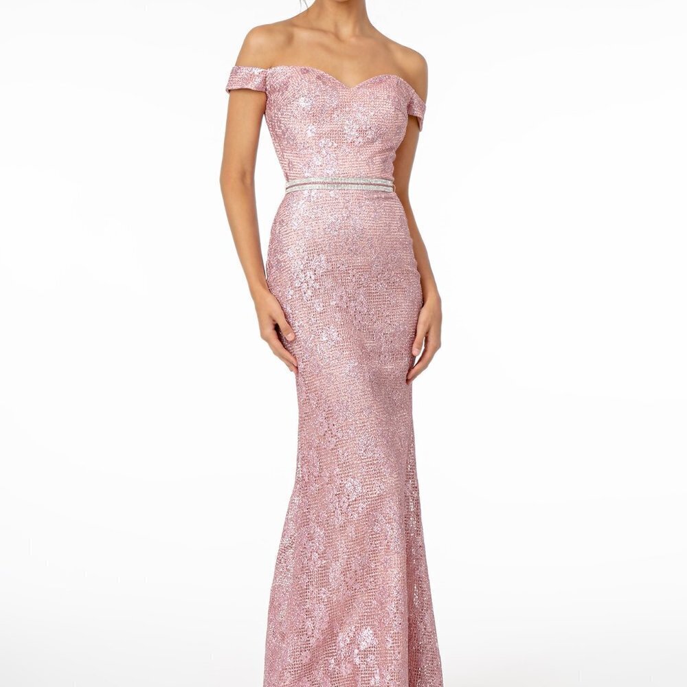 Sleeveless V-Neck Mermaid Long Dress GSGL1829
